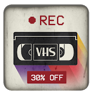 Application foto retro VHS Camera Recorder